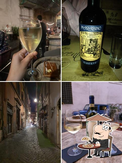 La esterno e bevanda del ristorante