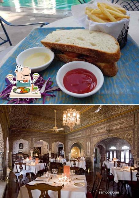 Food at Samode Haveli Restaurant