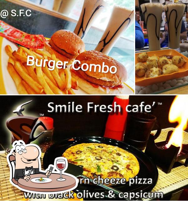 Food at Smile Fresh Cafe