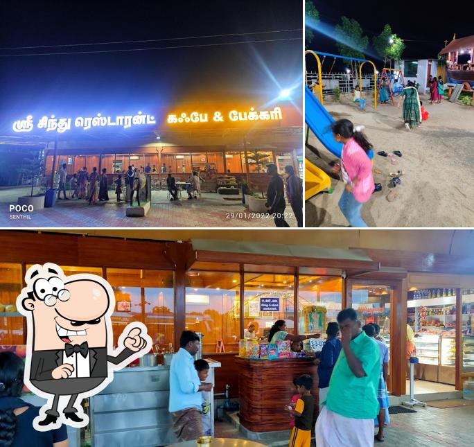 The exterior of Sri Sindhu Restaurant ஸ்ரீ சிந்து உணவகம்