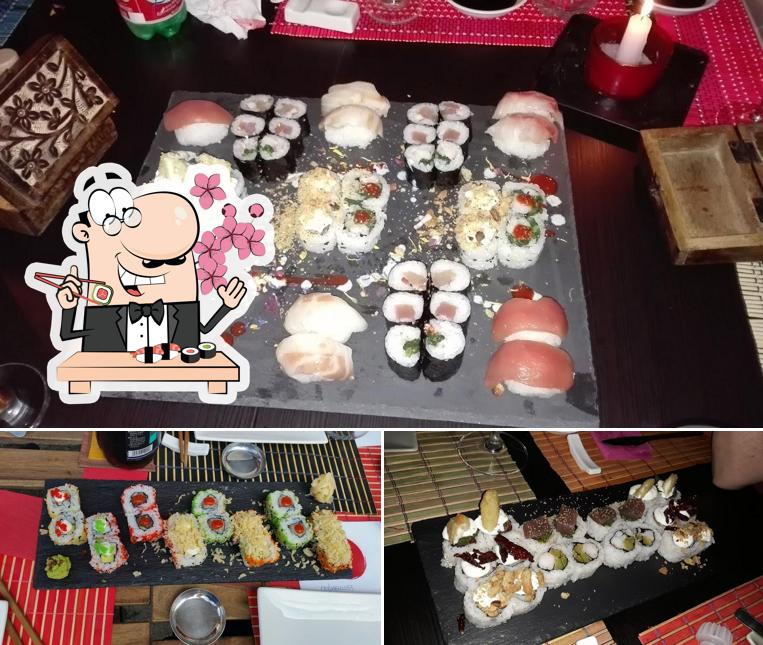 Prova le varie opzioni di sushi