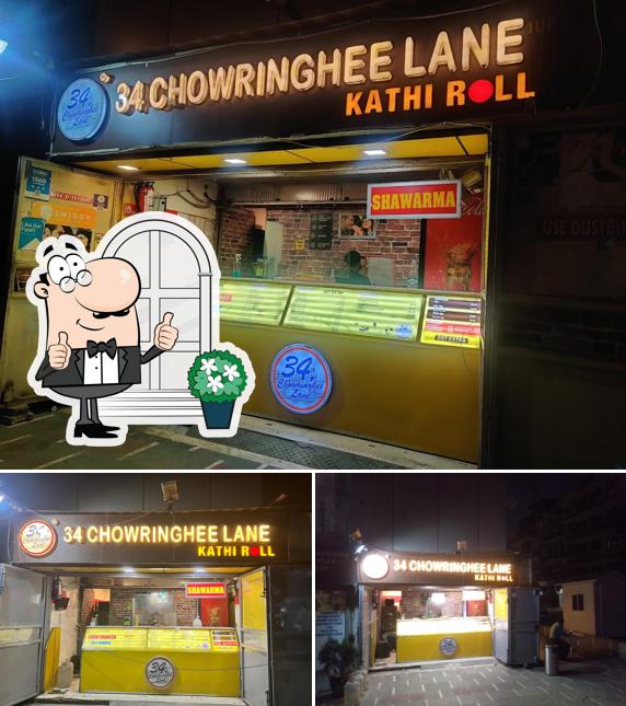 You can get some fresh air at the outside area of 34 Chowringhee Lane