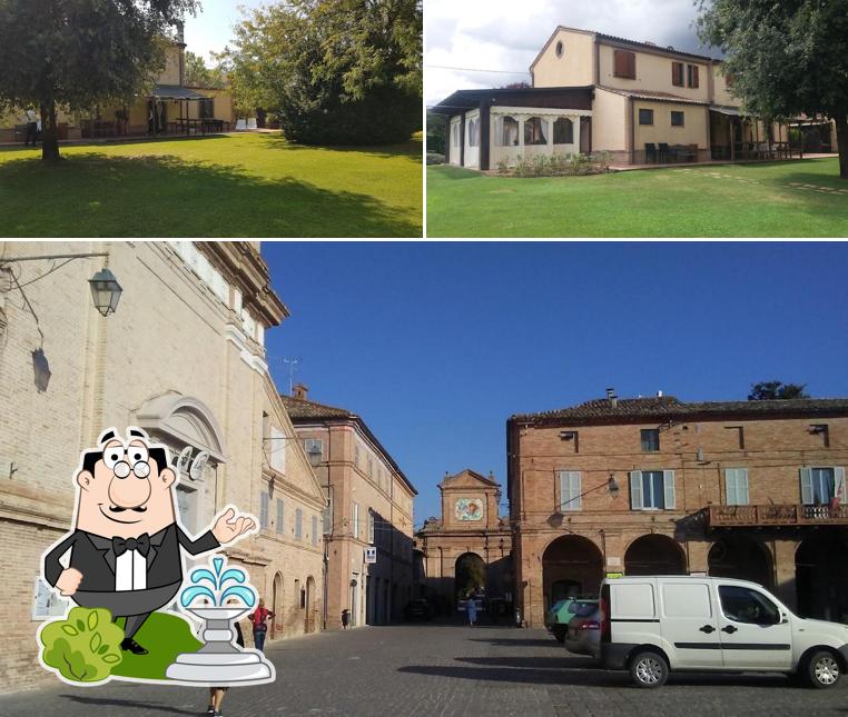 L'area esterna è una caratteristica importante di Agriturismo delle Rose