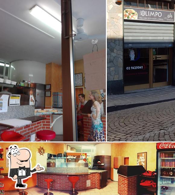 Gli interni di Pizzeria Olimpo