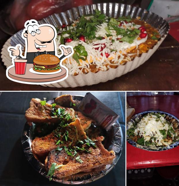 Order a burger at Ande ka tadka