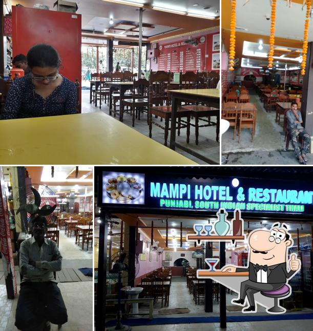 The interior of Hotel Mampi