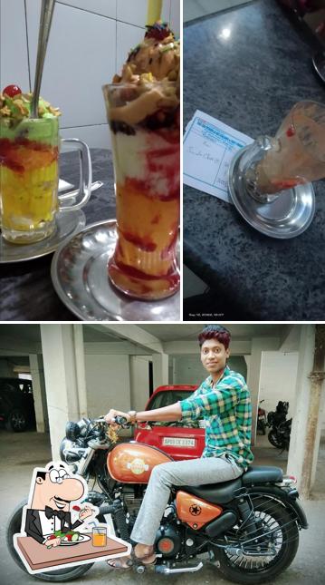 Check out the image depicting food and exterior at NEW SRI SAI VENNALA ICE CREAMS AND FAST FOODS