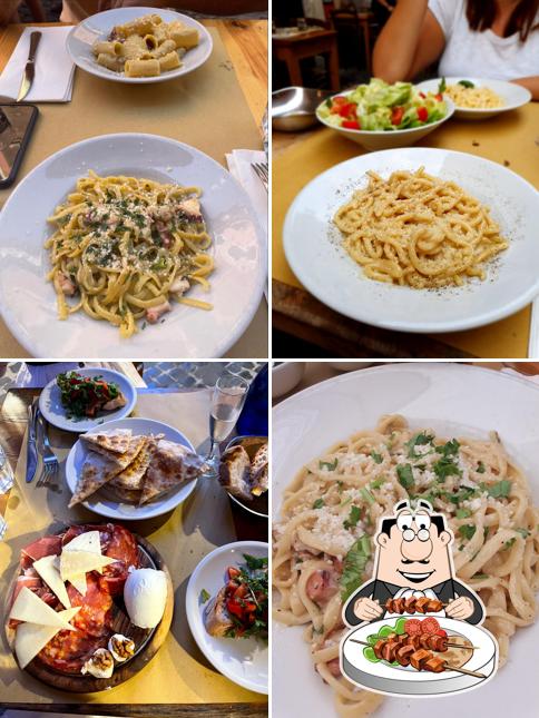 Cibo al Ristorante Sette Oche in Altalena