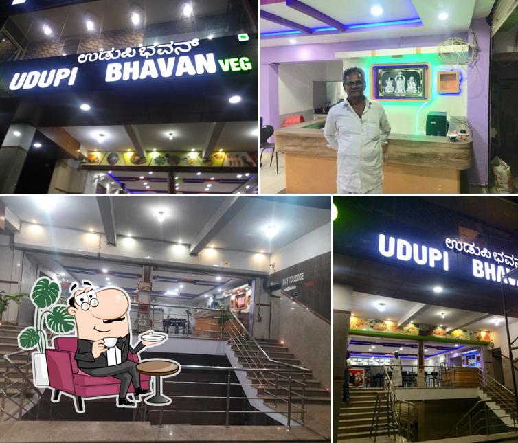 The restaurant's interior and exterior