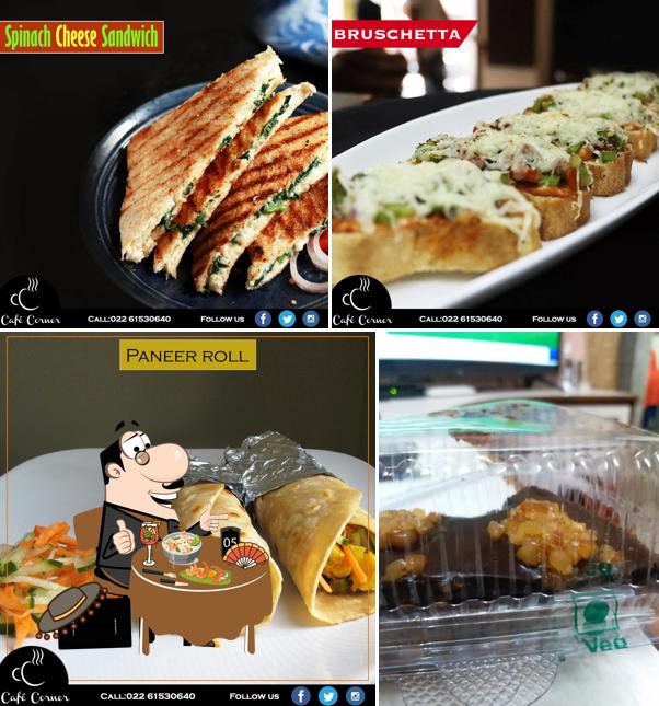Food at Cafe Corner