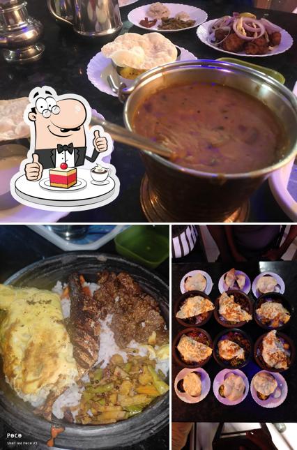 Canary's Erivum Puliyum Family Restaurant serves a selection of desserts