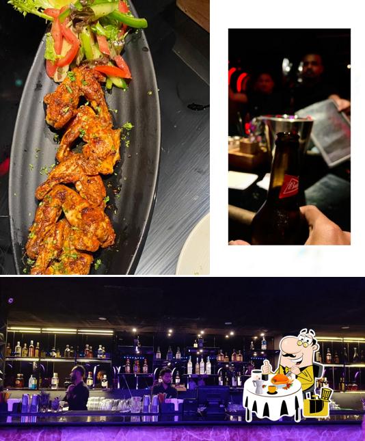 This is the photo showing food and interior at Berlin Hyderabad