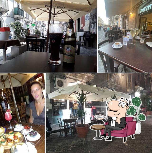 Gli interni di Gran Caffè Pam Pam