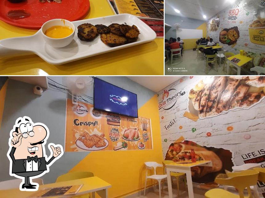 The image of interior and food at Ambai Club10chicken and Grilltheory