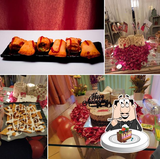 Chocolate cake at Candle Light Cafe - Best Cafe In Vadodara For candle Light Dinner And Date