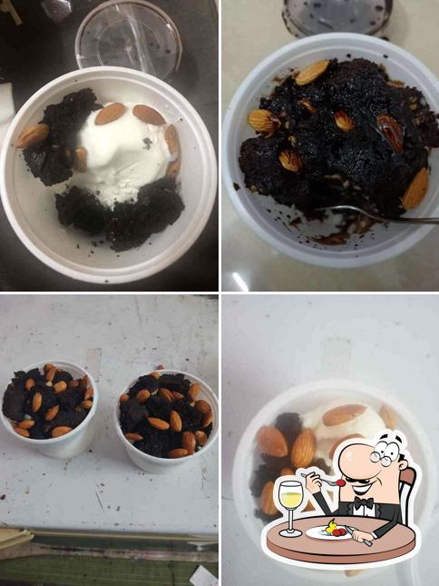 Food at Corner Cafe Ice Cream