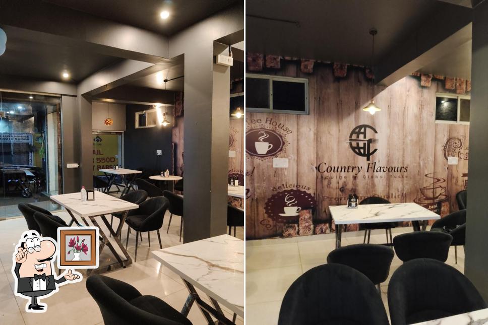 The interior of Country Flavours Cafe