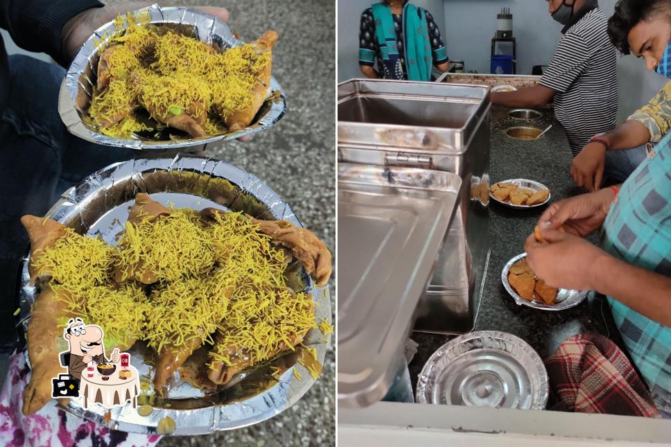 Food at Dilip bhai gughravada [ Jamnagar vada]