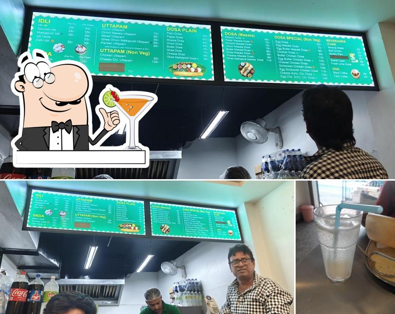 Take a look at the image displaying drink and exterior at Eatli