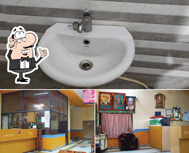 The interior of Hotel Kaustubh Shirdi