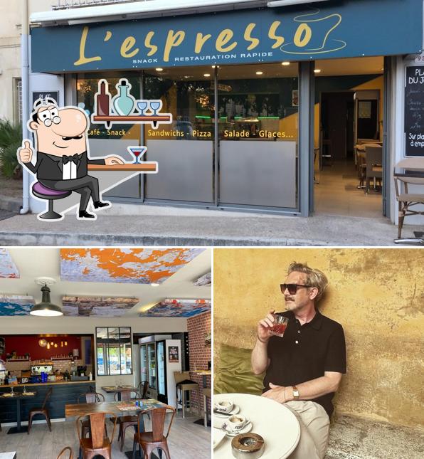 L'intérieur de L'ESPRESSO