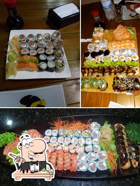 Peça diversas opções de sushi