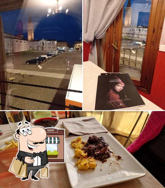 Tra le diverse cose da Ristorante Scacciapensieri si possono trovare la esterno e cibo