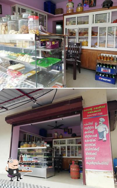 The interior of St Mary's Bakery,Kottamuri