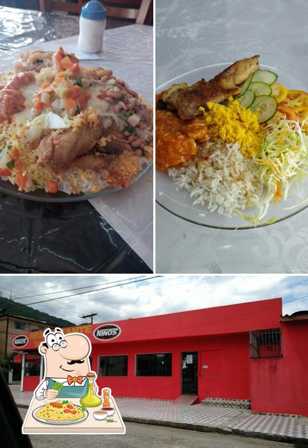 Platos en Restaurante Ninos