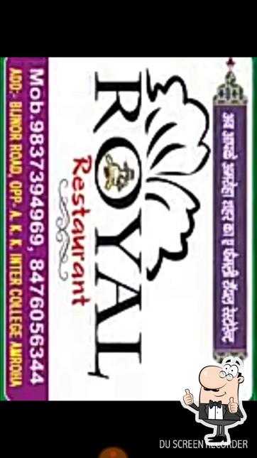 Here's a picture of Royal restaurant