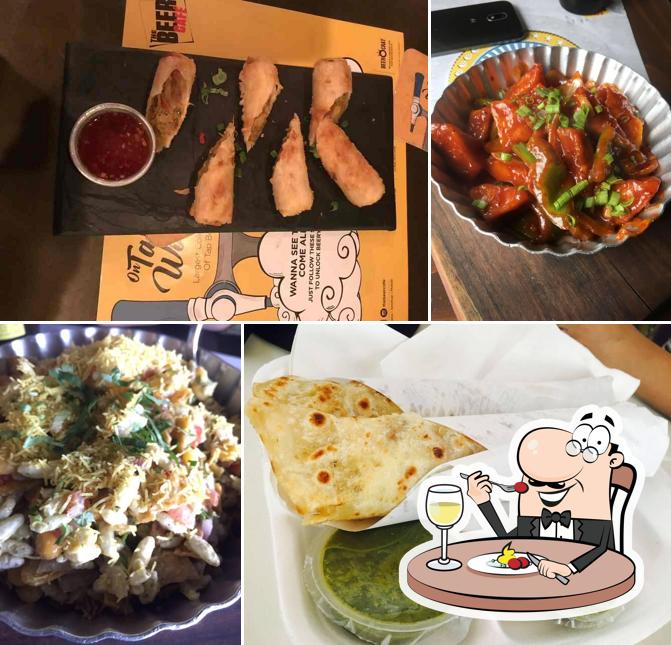 Food at The Beer Café