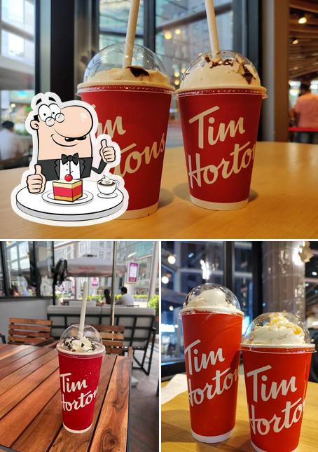 Tim Hortons serves a number of sweet dishes