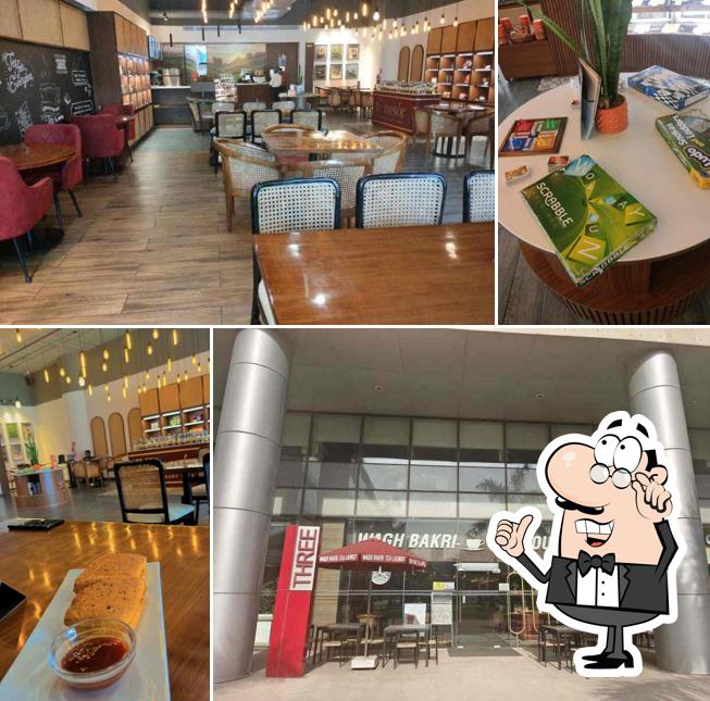 Check out how Wagh Bakri Tea Lounge looks inside