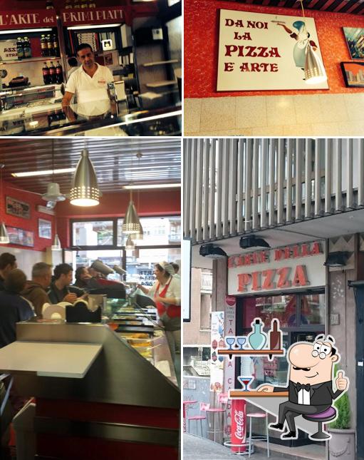 Gli interni di Arte Pizza S.R.L.S