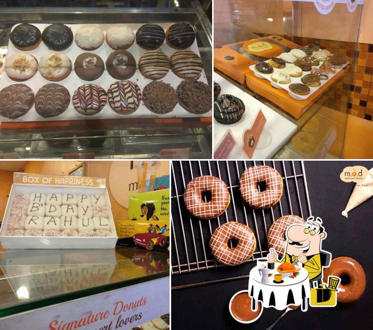 Food at Mad Over Donuts