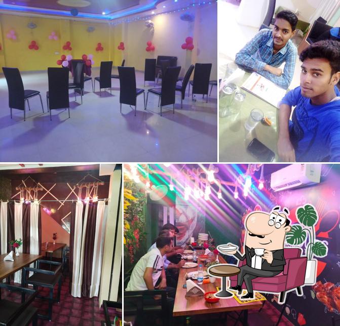 The interior of Flavours restaurant