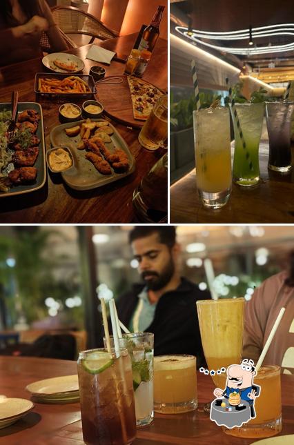 Among different things one can find food and drink at Luno Lounge Bar and Kitchen