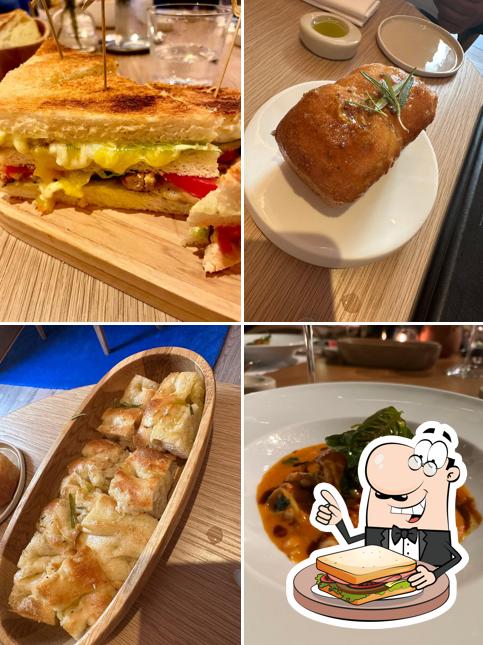 Toast al formaggio al Anima Ristorante Roma
