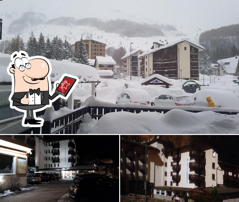 Goditi la vista dagli esterni di Hotel Andossi