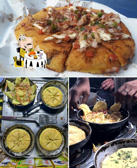 Food at Swadashi Pizza Moong Dal Pizza