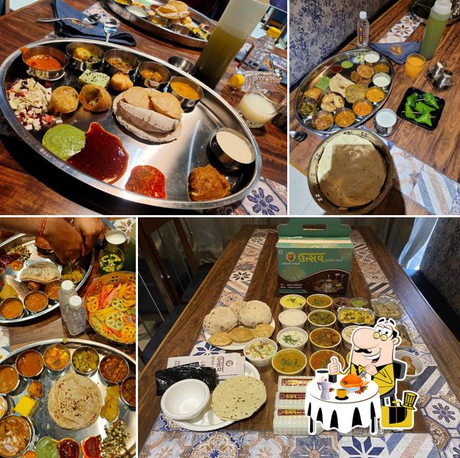 Food at Utsav Gujarati Thali