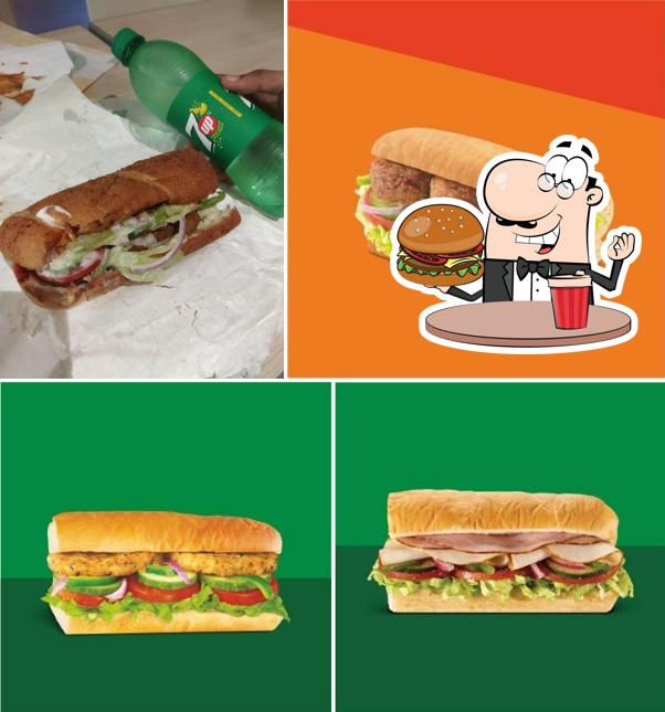Try out a burger at Subway Thoraipakkam