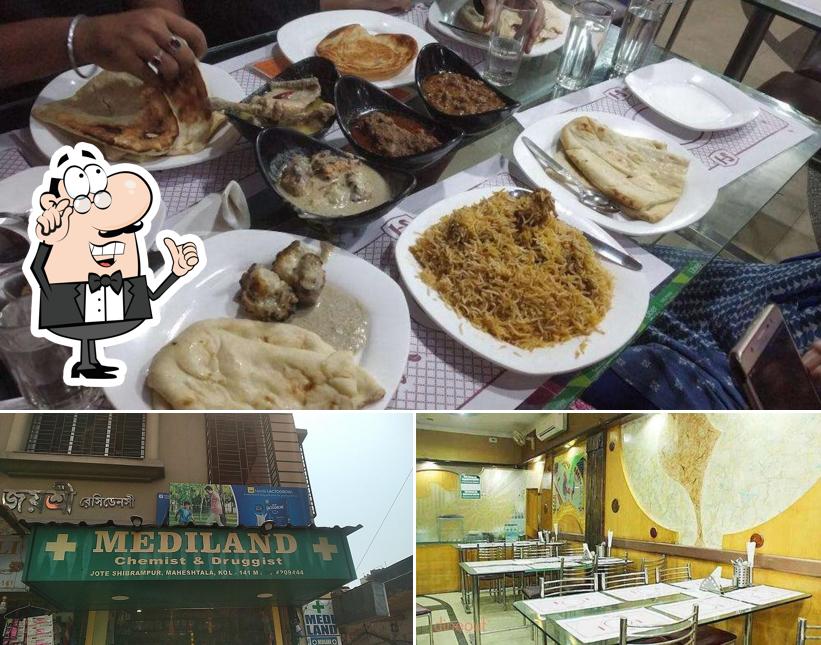 Take a seat at one of the tables at Haji Saheb Behala
