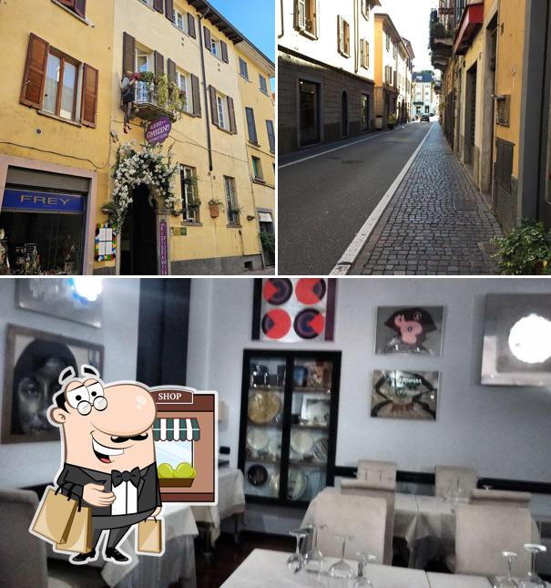 Tra le diverse cose da Albergo Ristorante Pizzeria Giardino si possono trovare la esterno e interni