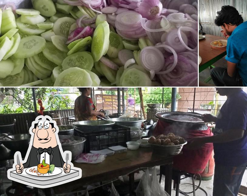 The photo of food and dining table at Damodar Seth