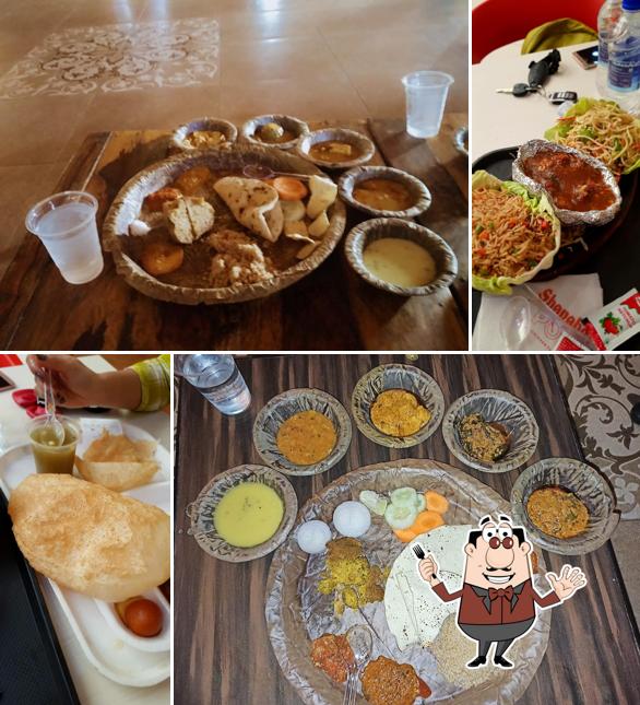 Food at Kanha Dham Radha Ri Dhani