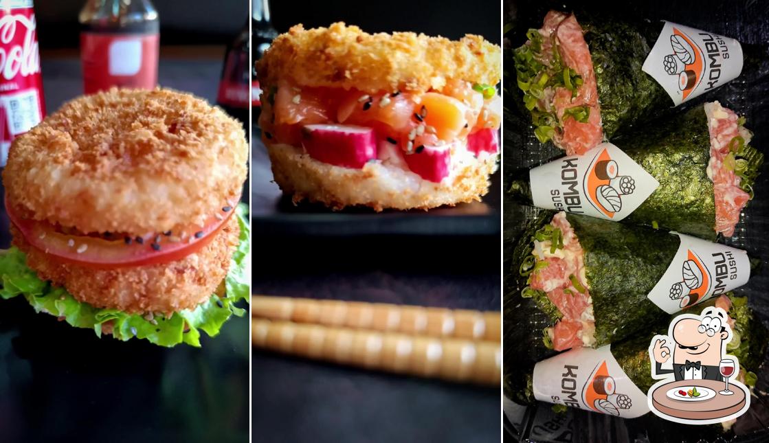 Comida em Kombu Sushi