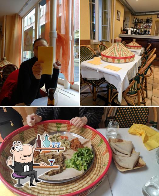 Gli interni di New Red Sea - Café-Restaurant Érythréen