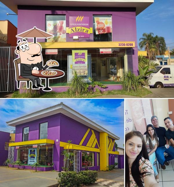 Veja imagens do exterior do Salgadinhos Alzira