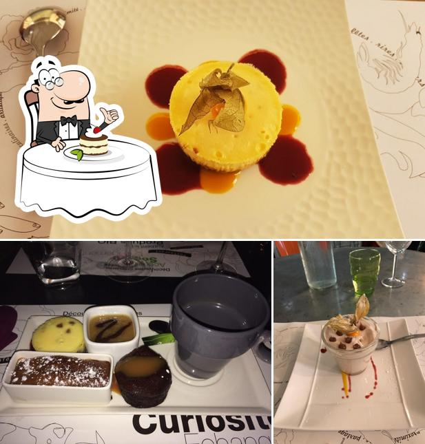 Drôle d'Endroit offre une variété de desserts